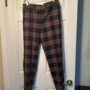 Talbots Cropped Plaid Pants Size 8 NWT